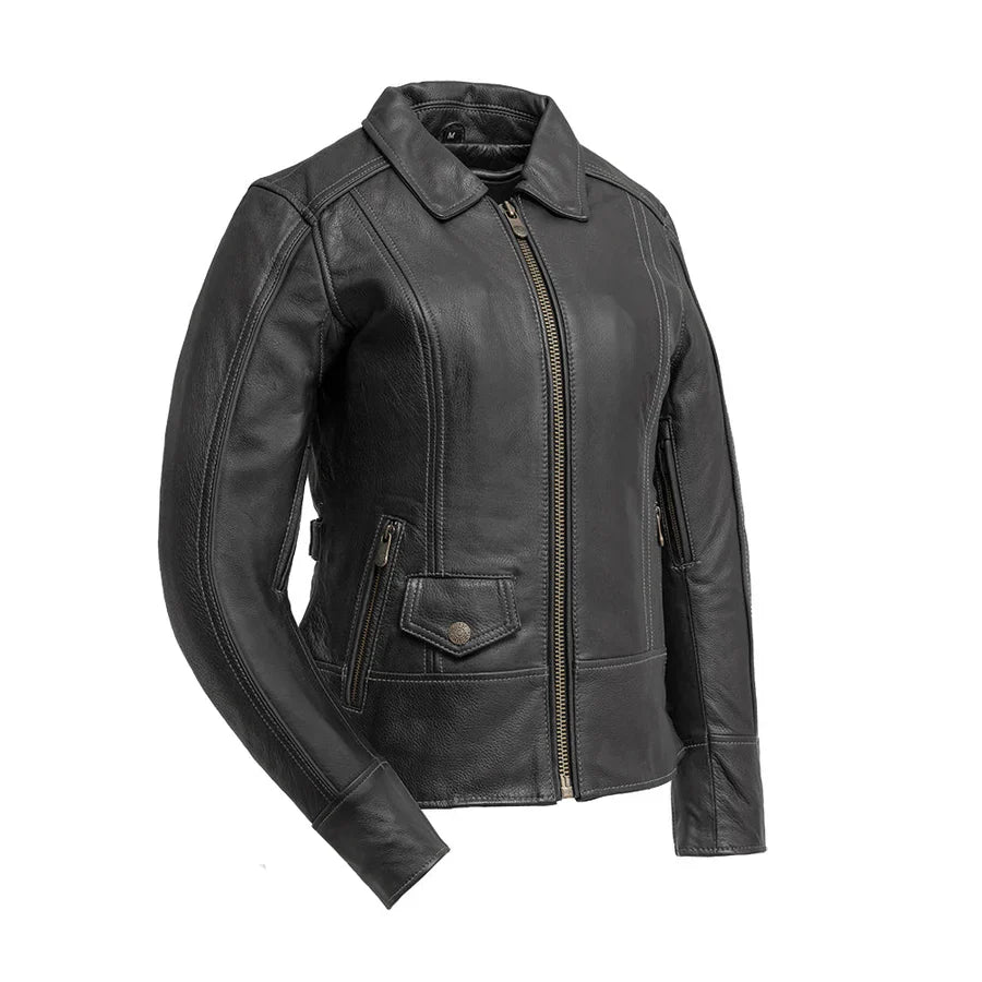 Concrete Femme Women's Motorcycle Leather Jacket