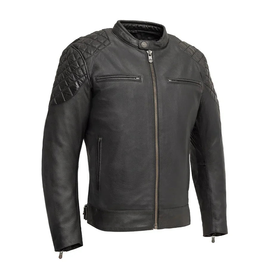 Grand Prix Originals Men's Leather Motorcycle Jacket