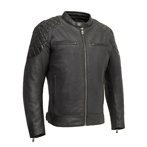 Grand Prix Originals Men's Leather Motorcycle Jacket