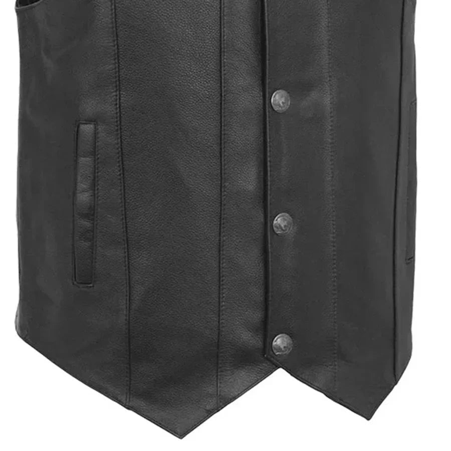 Liberty Moto Men's Motorcycle Leather vest