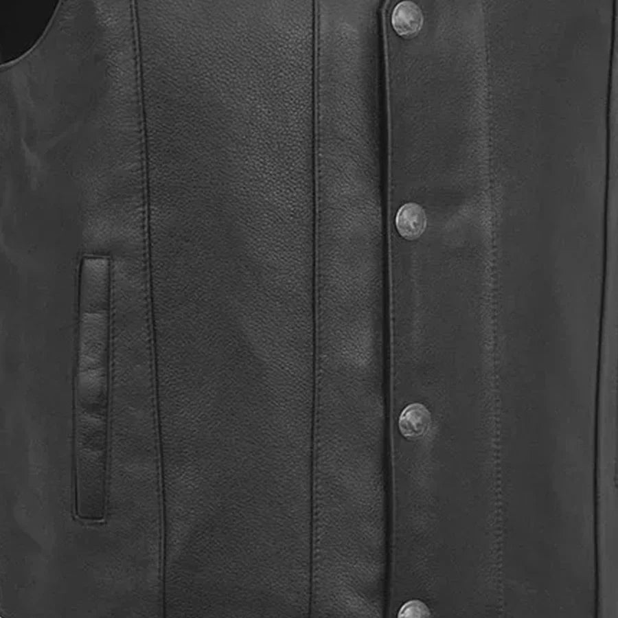 Liberty Moto Men's Motorcycle Leather vest