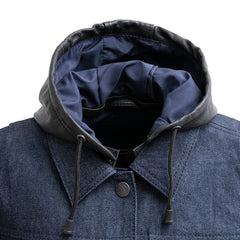 Obsidian Ride Motorcycle Denim/Leather Jacket