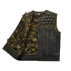 Liberty Luxe Men's Motorcycle Leather Vest