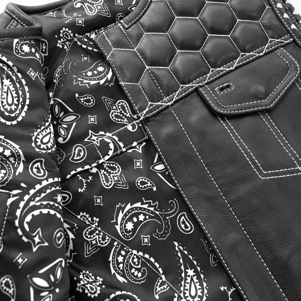 Liberty Luxe Men's Motorcycle Leather Vest