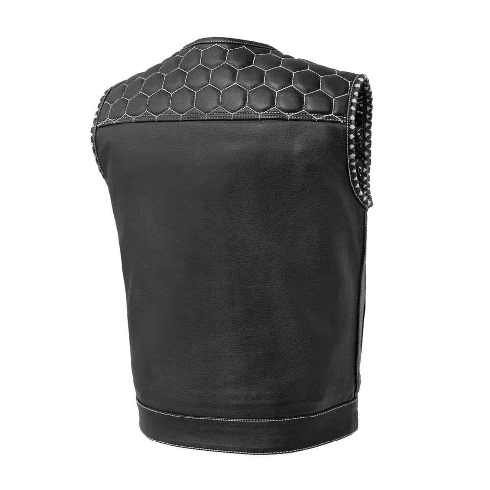 Liberty Luxe Men's Motorcycle Leather Vest