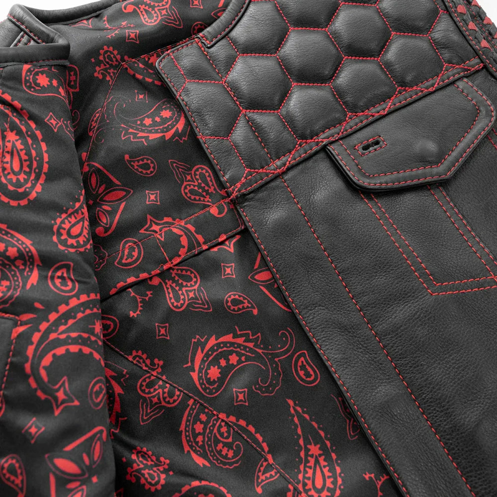 Liberty Luxe Men's Motorcycle Leather Vest