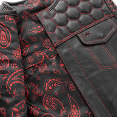 Liberty Luxe Men's Motorcycle Leather Vest