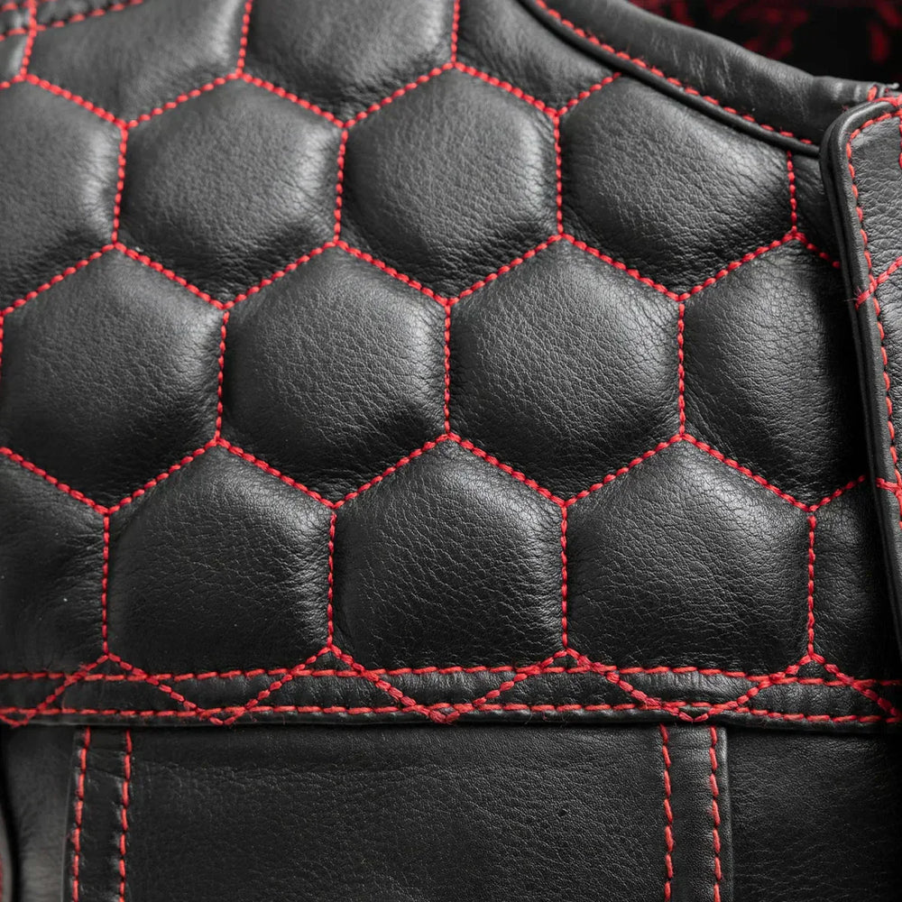 Liberty Luxe Men's Motorcycle Leather Vest
