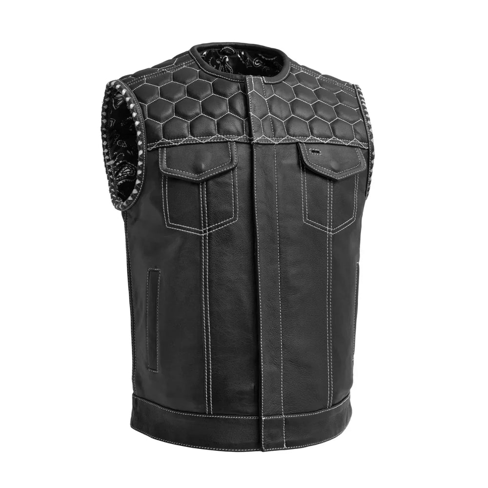 Liberty Luxe Men's Motorcycle Leather Vest