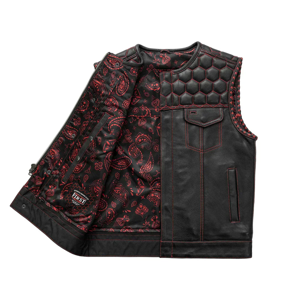Liberty Luxe Men's Motorcycle Leather Vest