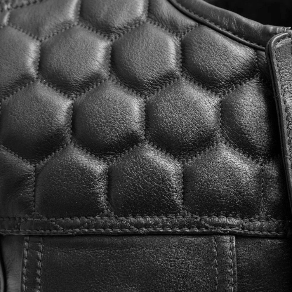 Liberty Luxe Men's Motorcycle Leather Vest