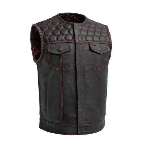 Liberty Luxe Men's Motorcycle Leather Vest