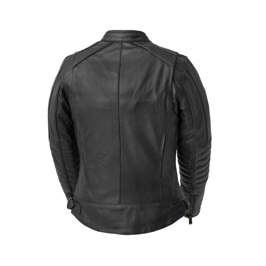 Moonlit Rebel Women's Motorcycle Leather Jacket