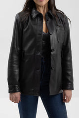 Glamour Gridlock Womens Fashion Leather Jacket
