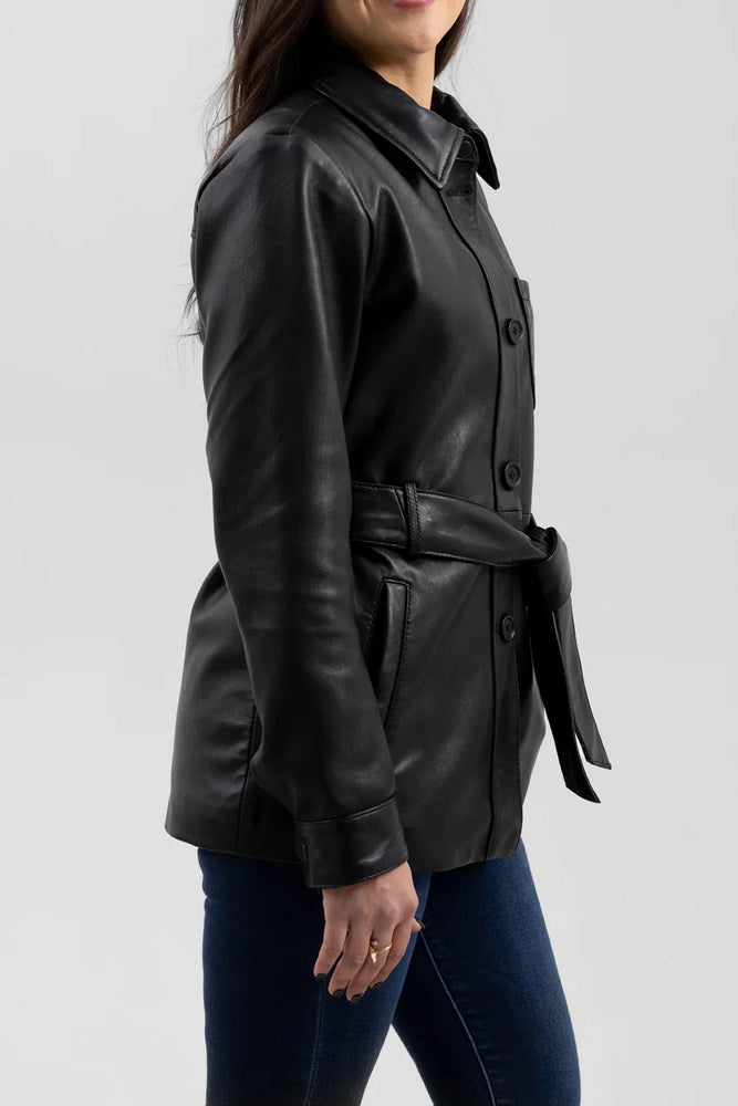 Glamour Gridlock Womens Fashion Leather Jacket