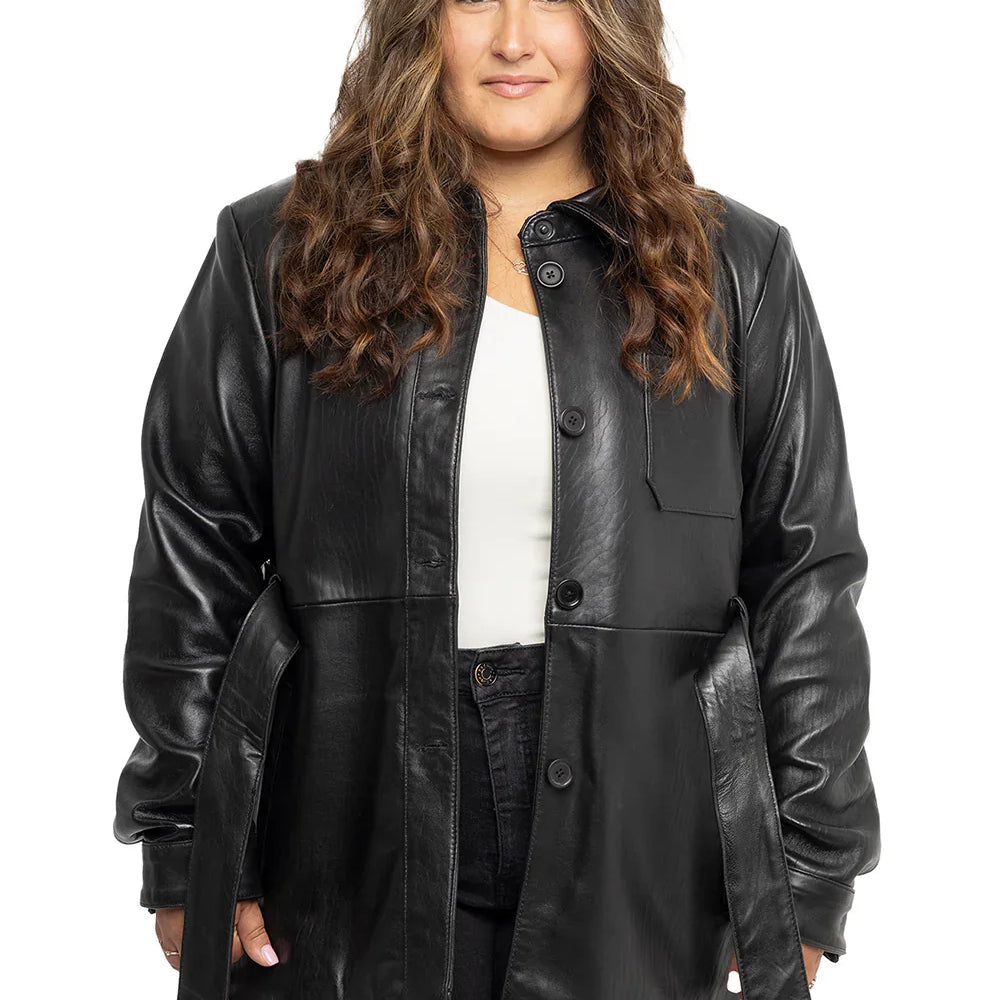 Glamour Gridlock Womens Fashion Leather Jacket