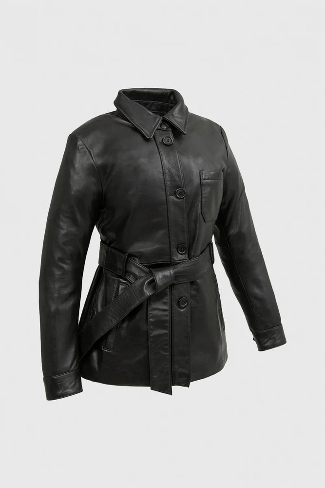 Glamour Gridlock Womens Fashion Leather Jacket