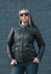Metro Moto Women's Motorcycle Leather Jacket