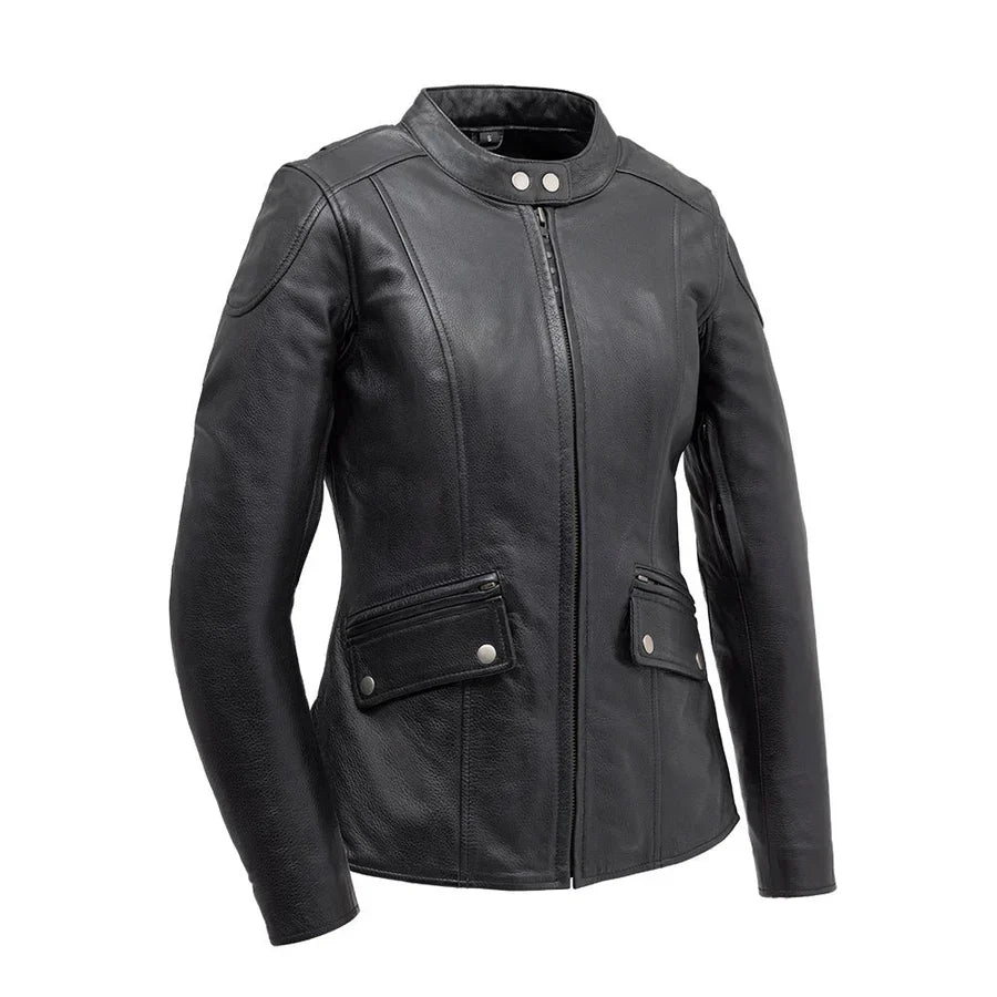 Metro Moto Women's Motorcycle Leather Jacket