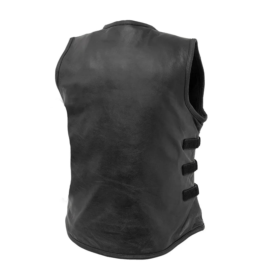 Throttle Chic Women's Motorcycle Leather Vest