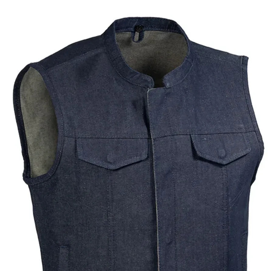 Kershaw Men's Motorcycle Denim Vest