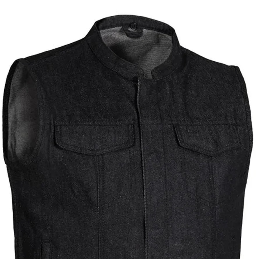 Kershaw Men's Motorcycle Denim Vest