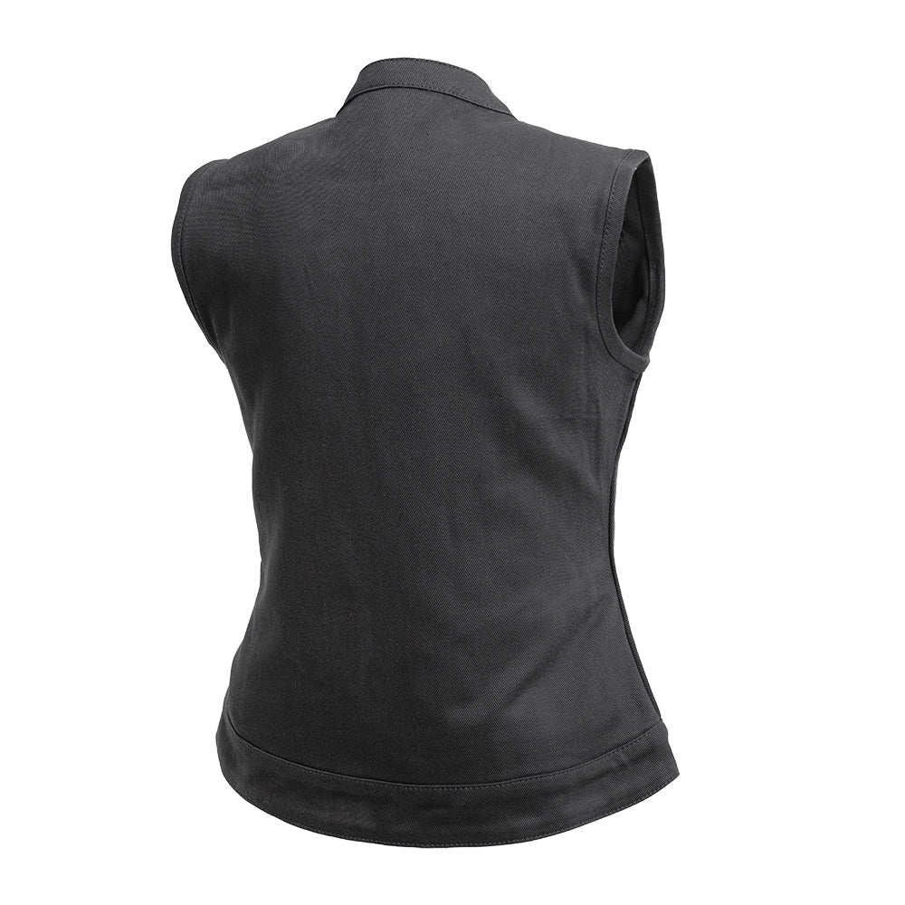 Iron Rose Women's Motorcycle Twill Vest