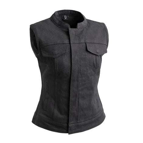 Iron Rose Women's Motorcycle Twill Vest