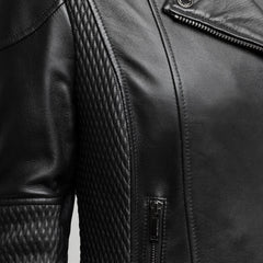 LuxeLayer Women's Leather Jacket