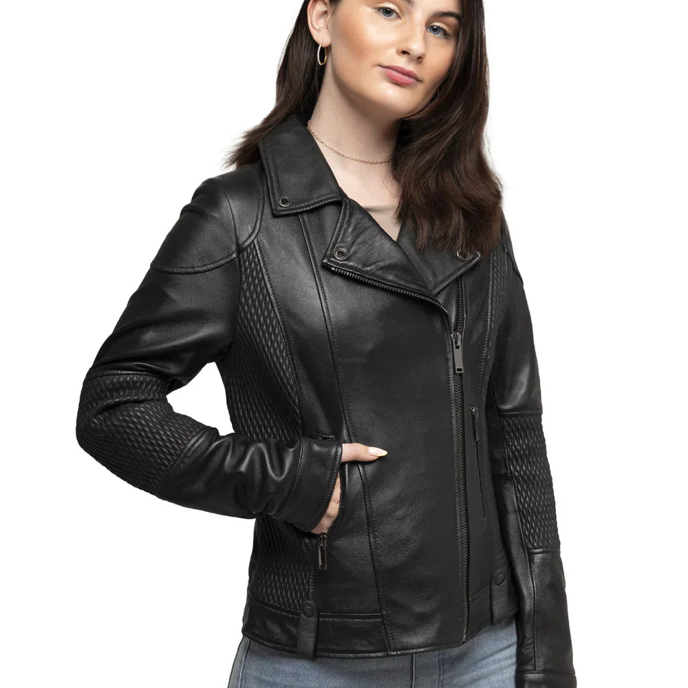 LuxeLayer Women's Leather Jacket