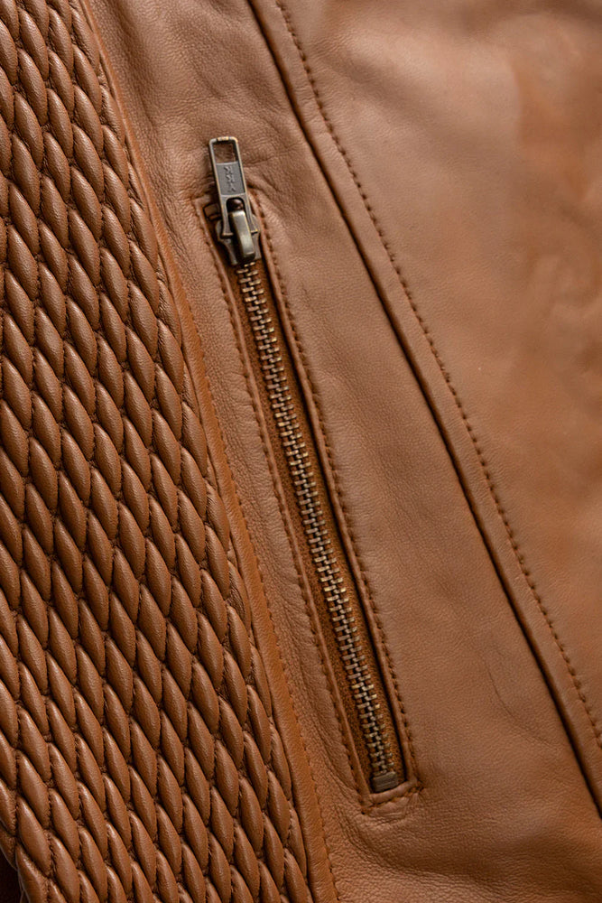 LuxeLayer Women's Leather Jacket