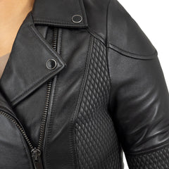 LuxeLayer Women's Leather Jacket