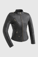 ModMist Womens Fashion Leather Jacket