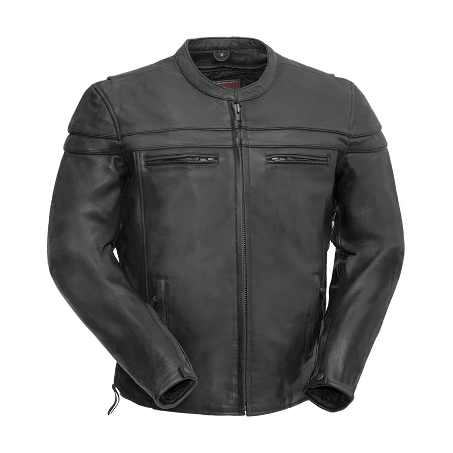 Urban Maverick Men's Leather Motorcycle Jacket