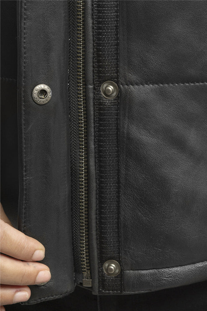 SleekSpire Womens Fashion Leather Jacket