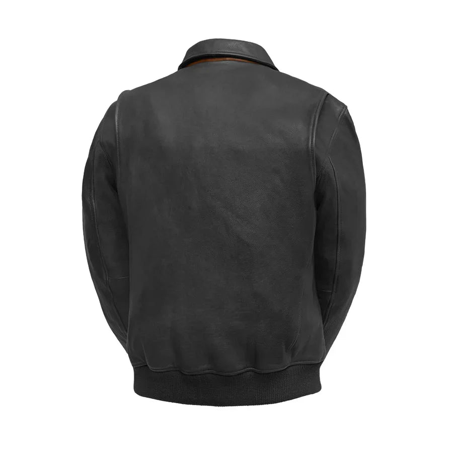 MotoRogue Bomber Men's Leather Jacket