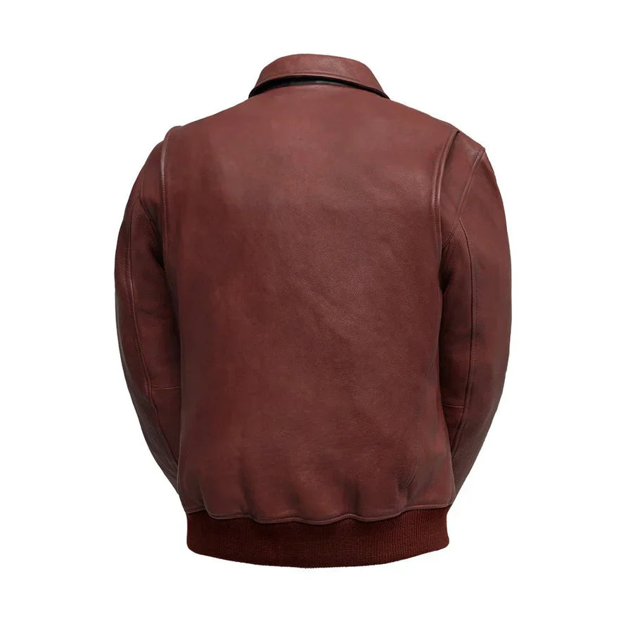MotoRogue Bomber Men's Leather Jacket