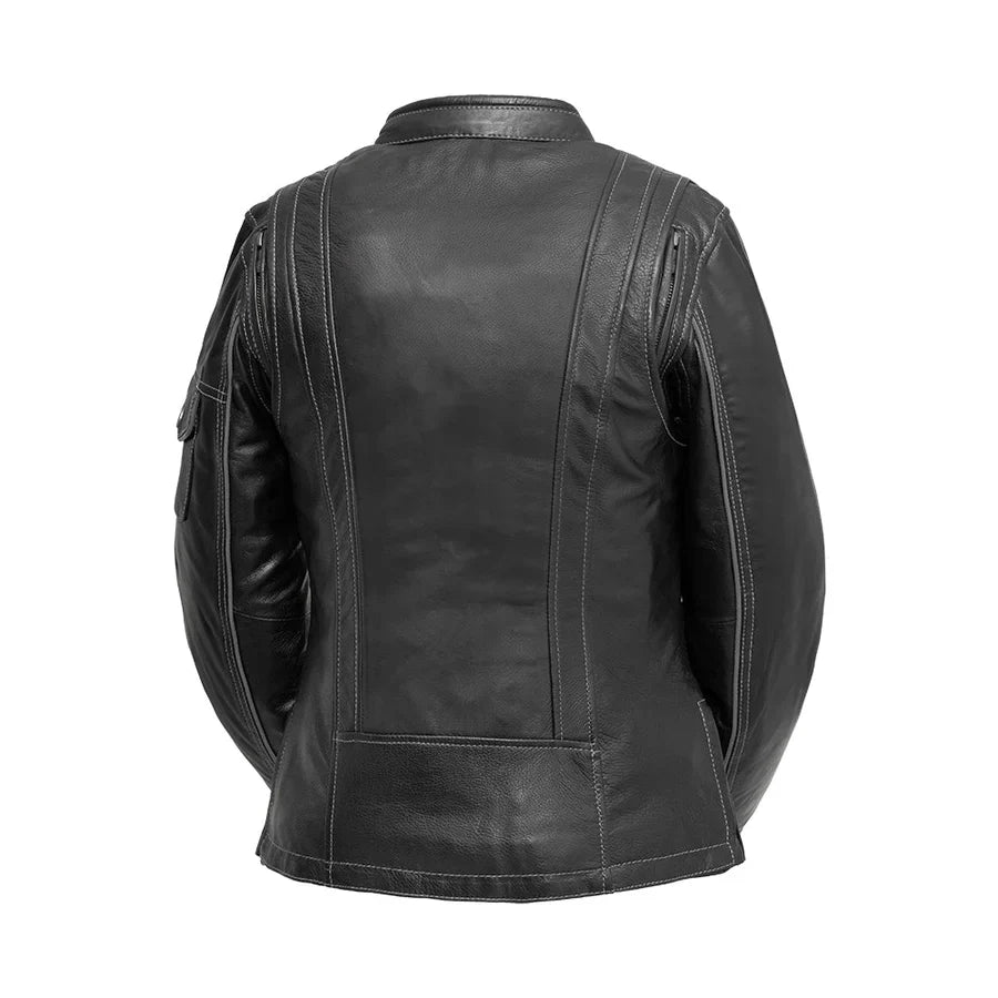 Steel Pulse Women's Motorcycle Leather Jacket