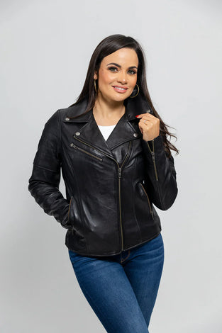 Femme Fuel Fashion Lambskin Leather Jacket