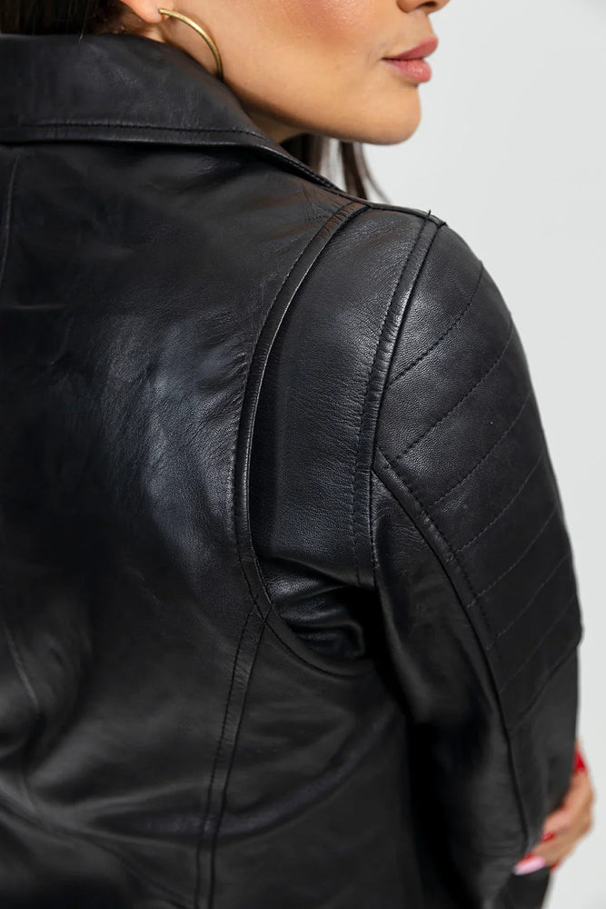 Femme Fuel Fashion Lambskin Leather Jacket