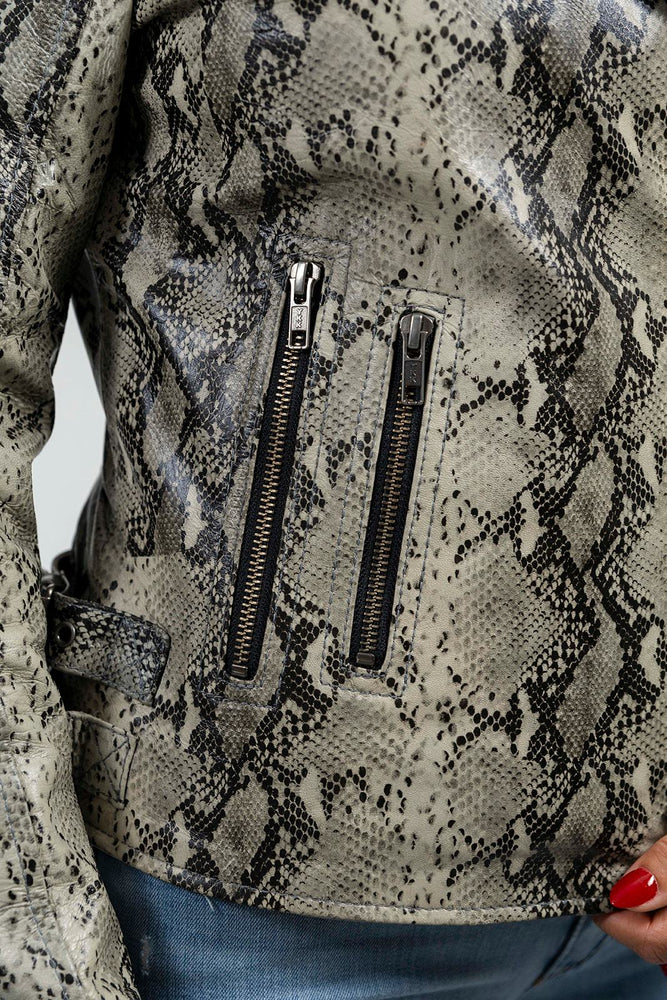 ZipZenith Women's Leather Jacket