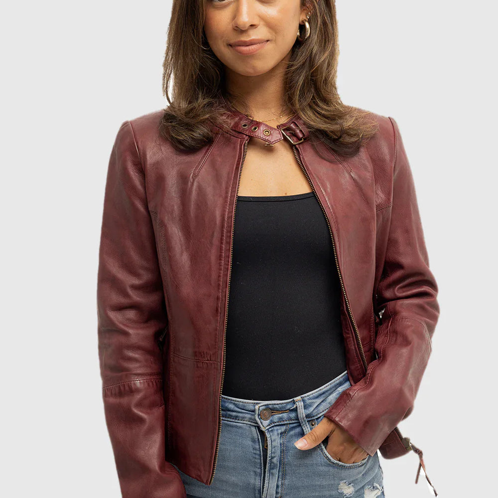 Lafayette Luxe Fashion Leather Jacket