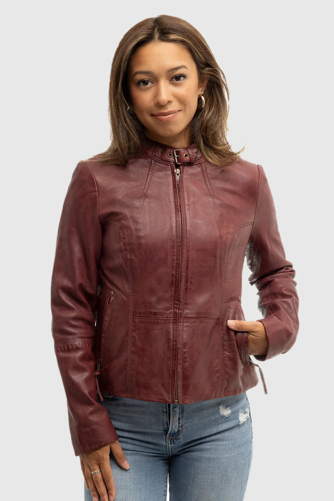 Lafayette Luxe Fashion Leather Jacket