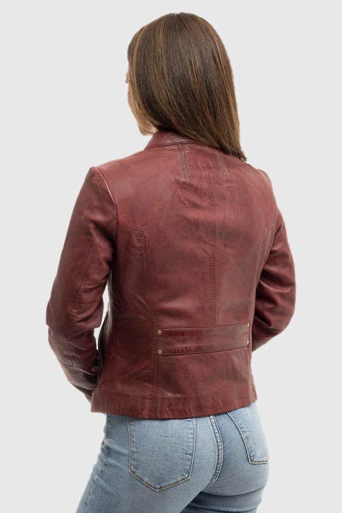 Lafayette Luxe Fashion Leather Jacket