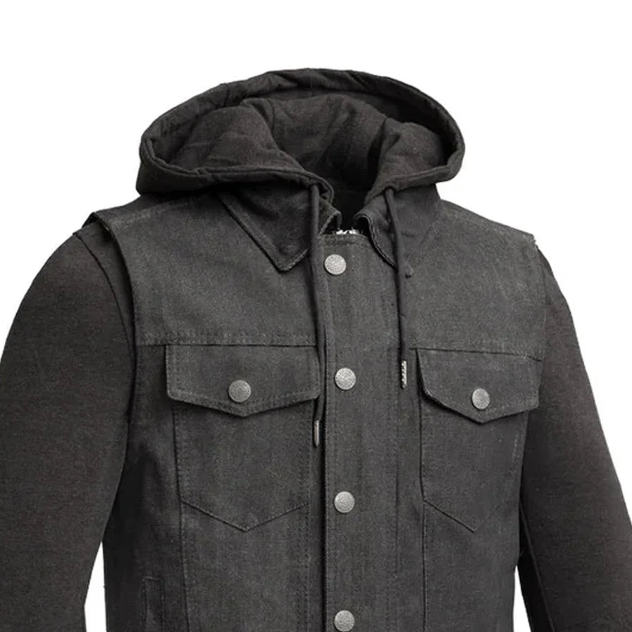 Rook - Men's Motorcycle Denim Vest