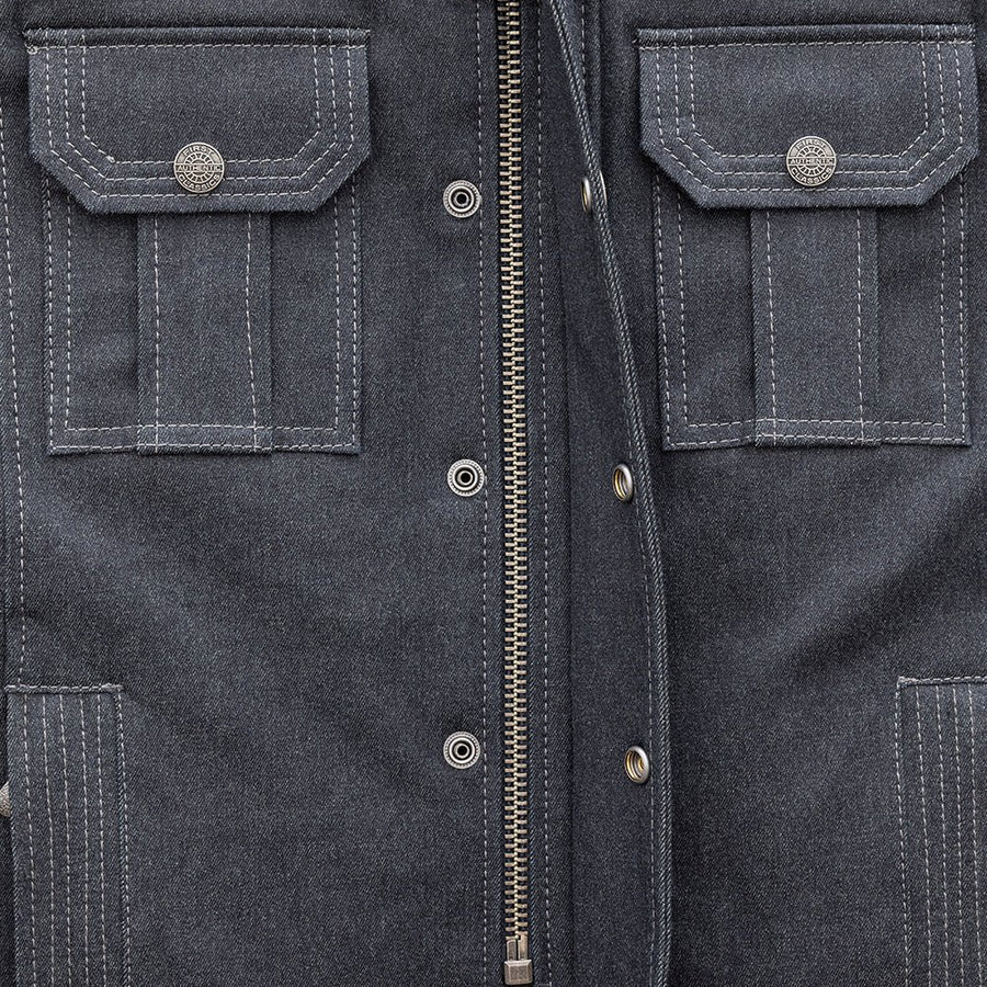 Iron Thunder Denim Motorcycle Jacket
