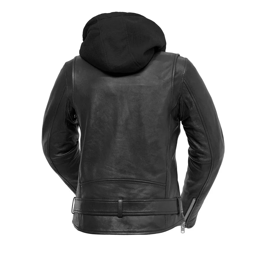 RiderGlam Women's Motorcycle Leather Jacket