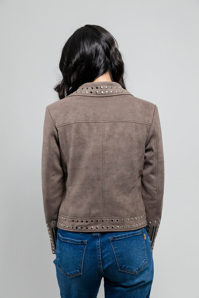 EarthTone Women's Vegan Faux Leather Jacket