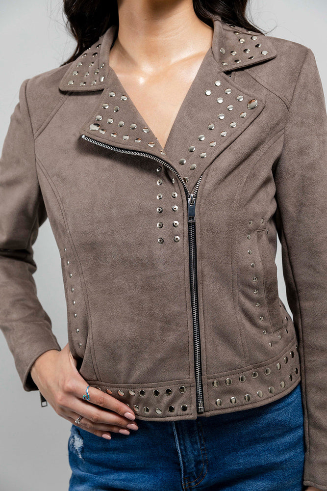 EarthTone Women's Vegan Faux Leather Jacket