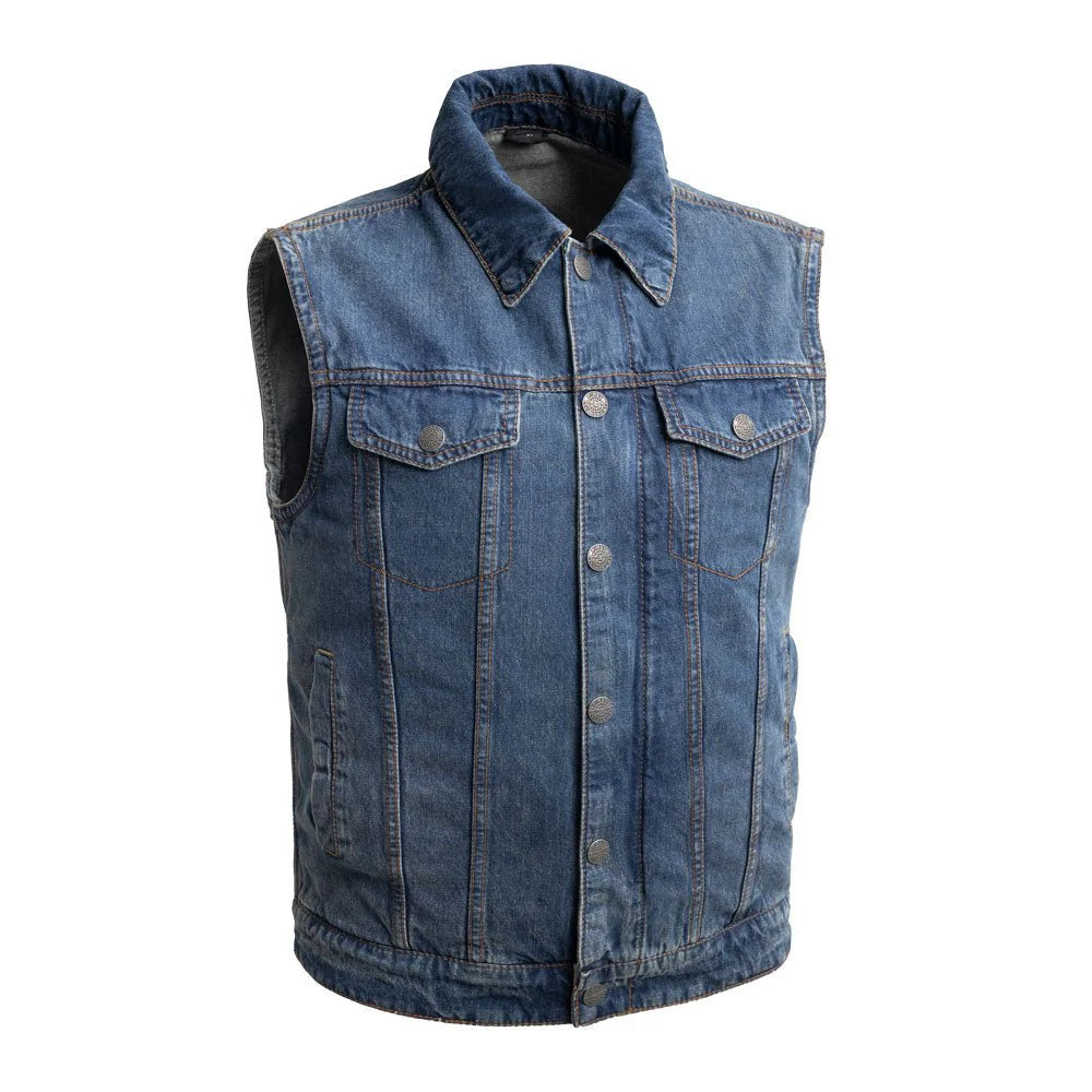 Showdown Motorcycle Lightweight Denim Vest